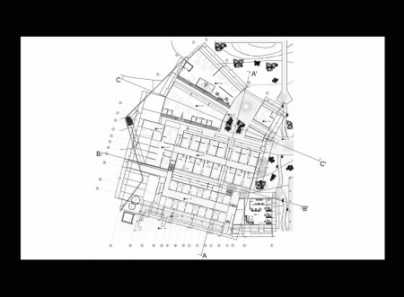 Panta arquitectónica pabellones "A" y "B", Nuevo Encuentro-Casa de retiro - San Miguel de Allende